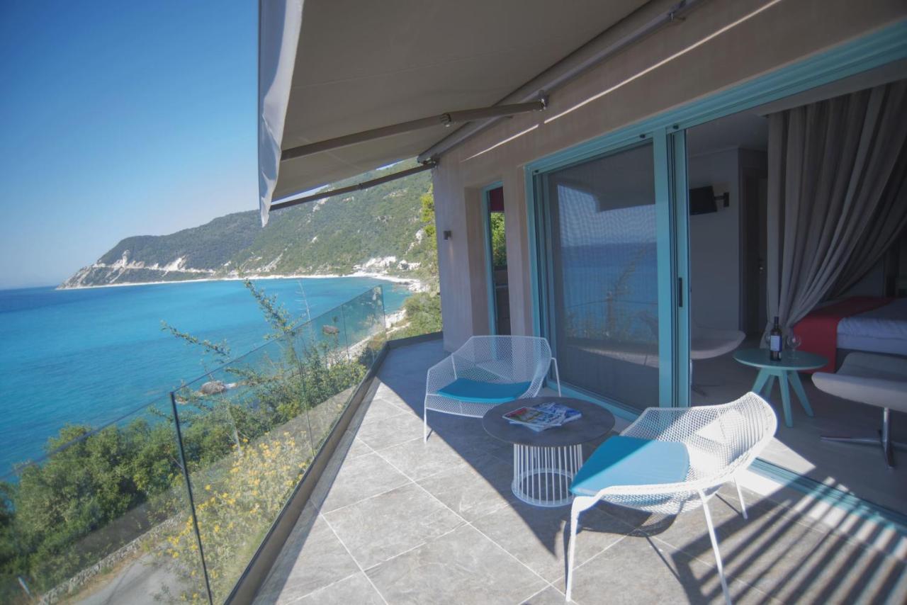 Áyios Nikítas The Ionian Viewアパートホテル 部屋 写真